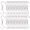 30Pcs Stainless Steel Spinning S Shaped Hooks AJEW-SP0001-43-1