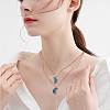 2Pcs Matching Butterfly Pendant Necklaces Set JN1033B-1-6
