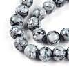 Baking Paint Glass Beads Strands DGLA-N003-10mm-A06-3