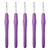 TPR Handle Aluminum Crochet Hook Needles TOOL-TA0001-13A-1