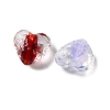 Handmade Transparent Lampwork Beads LAMP-F045-03-2