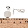 Brass Screw Clip Earring Converter KK-S533-01P-3
