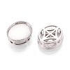 925 Sterling Silver Multi-Strand Link Cabochon Settings STER-N016-64P-2