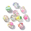 20Pcs 10 Styles Handmade Transparent Acrylic Beads MACR-CJ0002-14-9