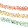 Transparent Painted Glass Beads Strands DGLA-A034-T2mm-A04-4