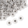 304 Stainless Steel Bullet Clutch Earring Backs STAS-Q189-02-2
