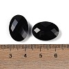 Natural Obsidian Cabochons G-O175-15H-01-3