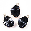 Druzy Geode Resin Pendants LS-RESI-S383-066A-1