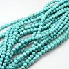 Natural Howlite Round Beads Strands TURQ-L017-4mm-01B-1