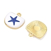 Printed Brass Pendants KK-CBAF9BC-04G-3