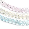 Transparent Painted Glass Beads Strands DGLA-A034-T4mm-A21-4