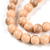 Baking Paint Glass Beads Strands DGLA-N013-10mm-07-3