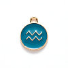 Alloy Enamel Pendants ENAM-S124-01A-05J-2