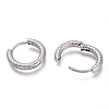 Tarnish Resistant 304 Stainless Steel Huggie Hoop Earrings EJEW-O095-03-2