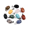 Natural & Synthetic Mixed Stone Pendants X-G-N344-10P-1