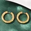 202 Stainless Steel Polishing Hoop Earrings EJEW-M106-02G-06-1