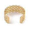 Hollow Wide Version Open Cuff Bangles BJEW-U006-03G-05-2