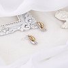 1Pair Alloy Stud Earrings EJEW-LP0012-07-3