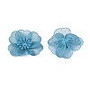 Spray Painted Iron Bead Caps IFIN-N013-05B-2
