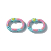 Spray Painted Alloy Spring Gate Rings X1-PALLOY-F293-04-2