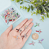   4 Sets Angle Shape Acrylic Pendants FIND-PH0009-13-3