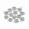 Thailand 925 Sterling Silver Charms STER-T002-09AS-1