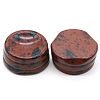 Natural Mahogany Obsidian Display Base Stand Holder for Crystal WICR-PW0001-16L-1