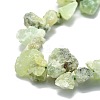 Raw Rough Natural Prehnite Beads Strands G-E576-28-3