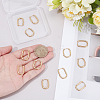 6 Pairs 3 Styles 304 Stainless Steel Hoop Earrings EJEW-UN0003-29B-2