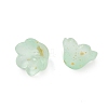 Frosted Glass Bead Cap FGLA-C001-01E-2