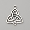 Tibetan Style Alloy Connector Charms FIND-WH0126-291AS-1