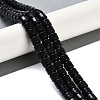 Natural Black Obsidian Beads Strands G-L604-E05-01-2