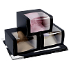 Foldable Cardboard Gift Cap Storage Boxes with Clear PVC Window CON-WH0099-66A-1