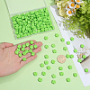 200Pcs Opaque Acrylic Beads OACR-SP0002-40C-3