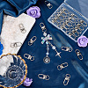 50Pcs Alloy Swivel Clasps FIND-SC0014-80-3