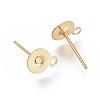 304 Stainless Steel Stud Earring Findings STAS-E025-1C-G-2