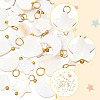 50Pcs Natural Freshwater Shell Pendants FIND-SC0020-74-3