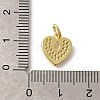 Brass Micro Pave Clear Cubic Zirconia Pendants KK-M297-17G-3