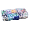 60G 10 Colors Opaque Acrylic Beads OACR-FS0001-75-6