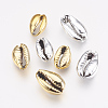 Electroplated Shell Beads BSHE-E024-01B-1