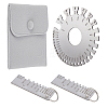 2 Styles Stainless Steel Wire Gauge Measurement Tool Sets DIY-GA0007-71-1