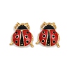 304 Stainless Steel Enamel Pendants STAS-P410-39B-G-1