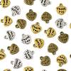 60Pcs 3 Colors Tibetan Style Alloy Charms FIND-FS0004-52-2