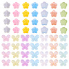140Pcs 14 Styles Acrylic Resin Beads OACR-TA0001-28-3