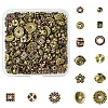 15 Styles Tibetan Style Alloy Spacer Beads Set DIY-FS0007-16-1