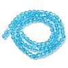Transparent Electroplate Glass Beads Strands LS-EGLA-A039-T3mm-A19-2