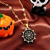 Halloween Stainless Steel Enamel Pendant Necklaces AJ4171-3