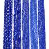 Electroplate Glass Beads Strands X-EGLA-A044-P6mm-B32-2