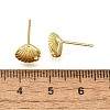 Brass Stud Earrings LS-EJEW-H157-01G-03-5