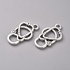 Tibetan Style Alloy Pendants TIBEP-WH0002-02AS-1